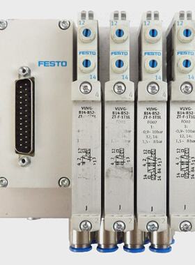 Festo VTUG-14-MSDR-B1T-25V20-Q8-U-Q8S-4J电视阀门端子工作剩余