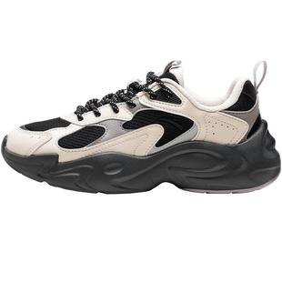 安踏女鞋运动鞋女款2026春季新款正品厚底增高老爹鞋子行风休闲鞋