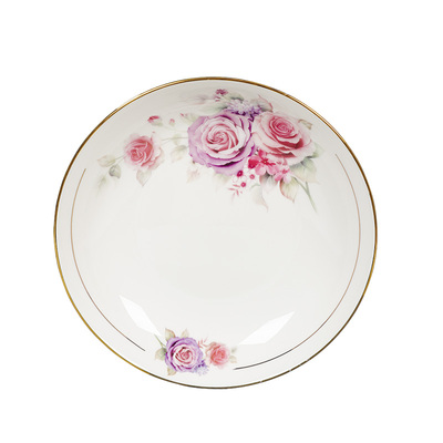 8英寸陶瓷景德镇骨瓷菜盘圆形