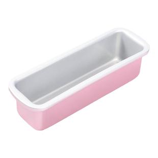 学厨22cm不粘蛋糕模玫瑰金烘焙模具长方形吐司盘磅蛋糕面包模具