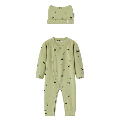 Milkbarn婴儿长袖连体衣