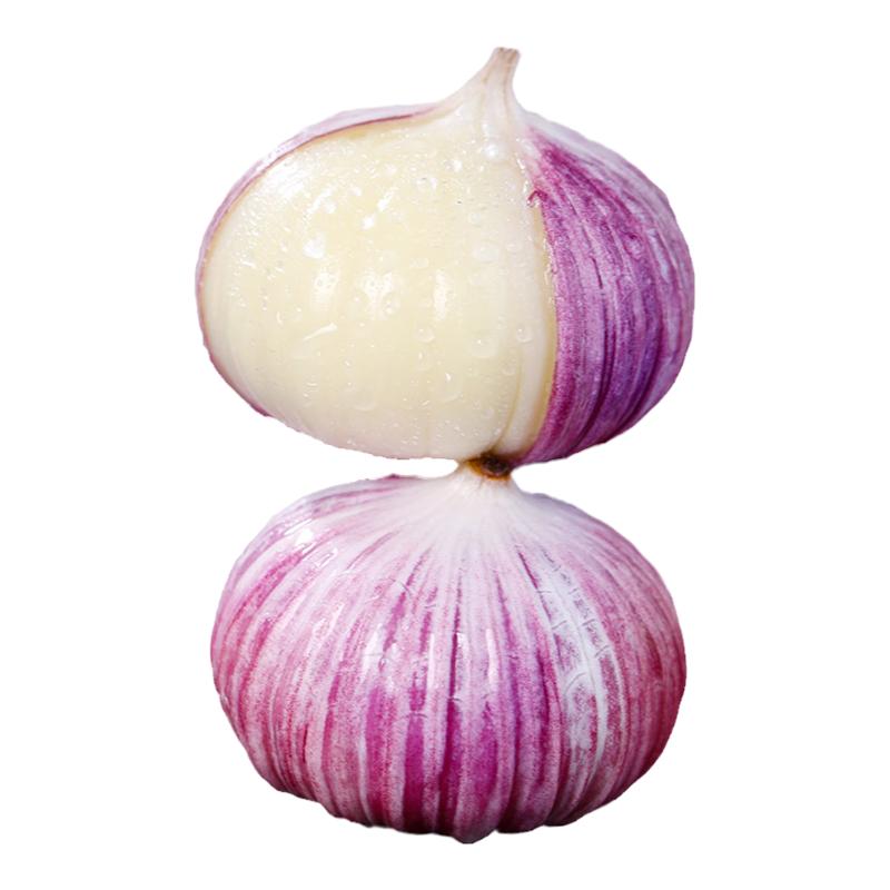 正宗云南大理紫皮独头蒜大蒜新鲜独蒜湿红色紫蒜5斤蔬菜包邮当季