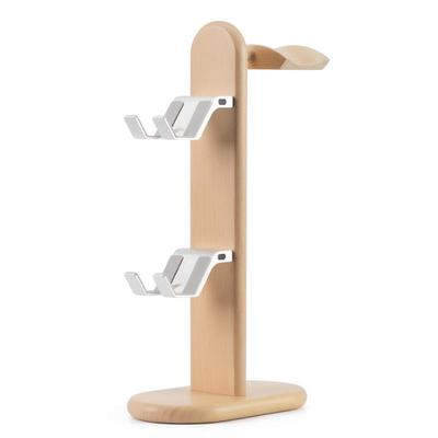 北美胡桃木XBOX手柄支架头戴式耳机挂架swtch手环架手机架多功能游戏配件支架健身环实木架子法国榉木支架