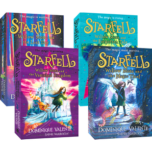 Starfell  星落 4册套装 奇幻冒险  魔法主题  初级章节书 青少年课外读物  英文原版进口图书