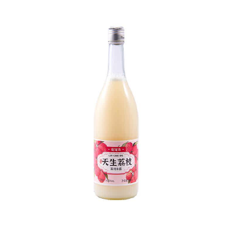 论沧海荔枝味米酒女士低度微醺糯米晚安酒米酿米露0.5度小酒米露