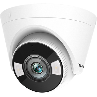 普联TP-LINK摄像头POE室内外家用监控器手机远程360度摄影445EP-W