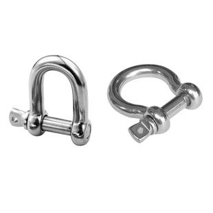 304不锈钢卸扣日式弓型环D型钢丝绳锁链连扣马蹄形M4M5M6M8M10M16