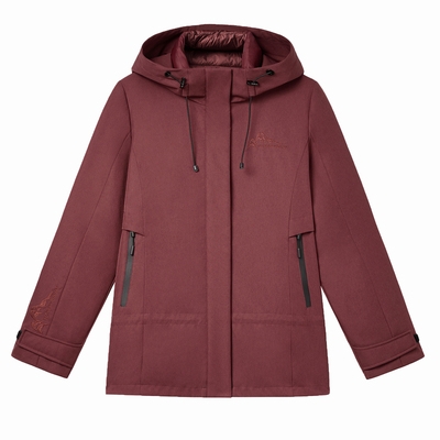 羽绒服女短款冬季2025新款时尚可拆卸内胆小个子大码妈妈保暖外套