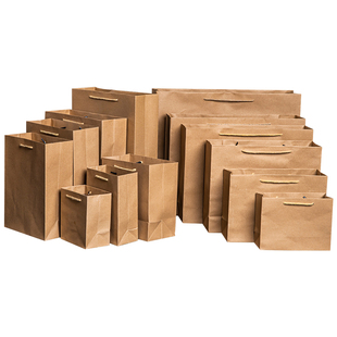 牛皮纸袋定制纸袋礼品袋子手提袋餐饮外卖打包袋服装纸袋定做logo