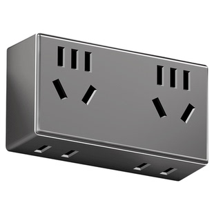 转换插座一转五位16孔扩展插座86型多孔拓展插排16A转换插头家用