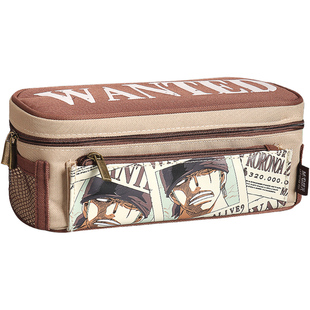 晨光海贼王笔袋男孩2025新款小学生高颜值大容量超火文具盒男孩款初中生高中生航海王超大铅笔盒多功能文具袋