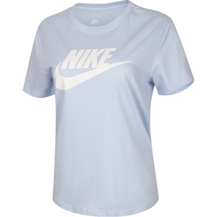 滔搏NIKE耐克女子运动休闲圆领短袖印花T恤DX7907-407