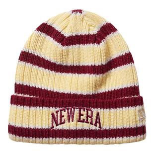 NewEra纽亦华秋冬男女保暖条纹潮流翻边毛线帽针织帽冬帽13354002