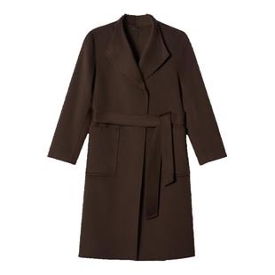 【100%山羊绒】PSALTER诗篇简约系带双面呢毛呢大衣冬款