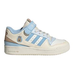 男小童 FORUM LOW C休闲篮球风板鞋adidas阿迪达斯官方三叶草