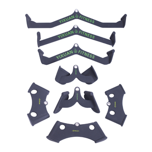 拉背把手拉背神器划船高位下拉把手低拉对握练背健身训练把手杆器