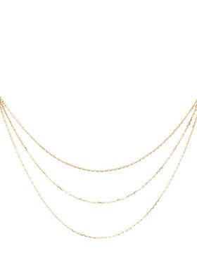 PDPAOLA纯银18k金女欧美项链