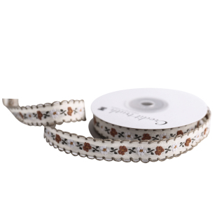 田园美式装饰花边diy手工丝带乡村礼物蝴蝶结服装辅料草莓刺绣