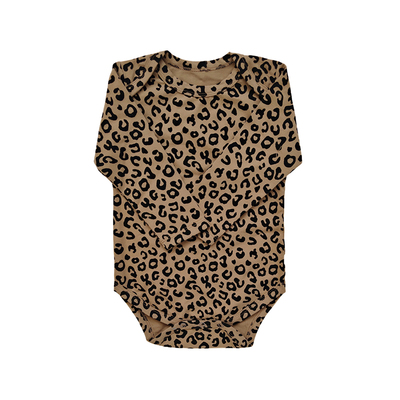ins洋气豹纹连体婴衣服薄款