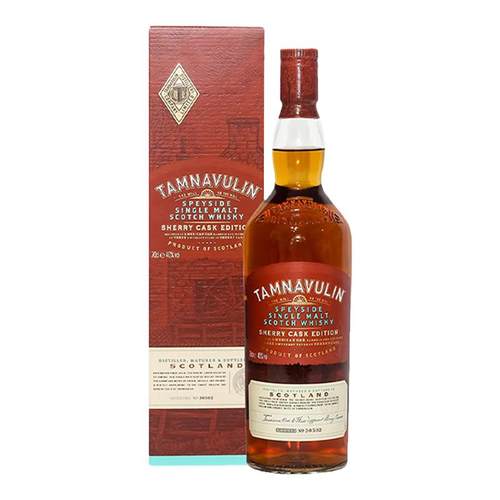 【指南针】塔木岭雪莉桶苏格兰斯佩塞单一麦芽威士忌酒TAMNAVULIN