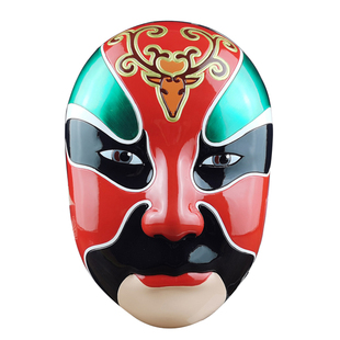 京剧脸谱挂件川剧面具戏曲特大号火锅店装饰饭店酒楼软装饰品防水