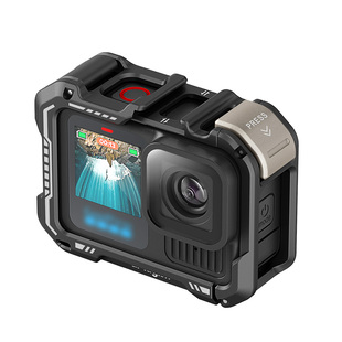 aMagisn阿迈GoPro13/12/11/10/9快拆金属兔笼横竖拍拓展保护框双接口兔笼配件