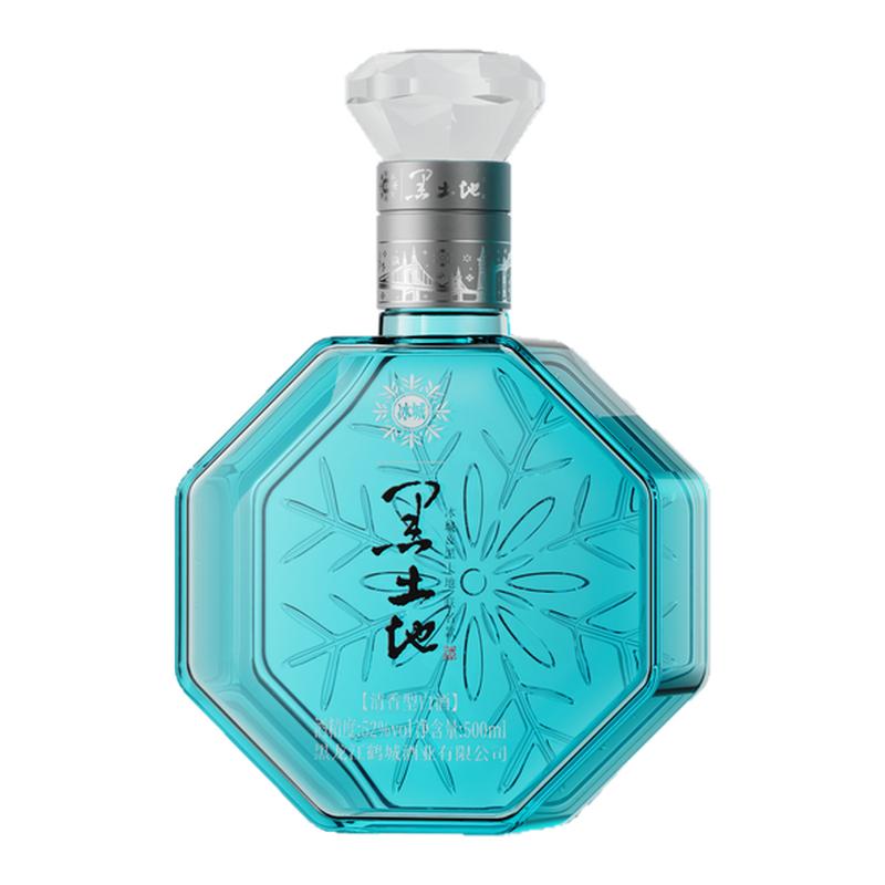 黑土地清香型白酒冰城联名款52度