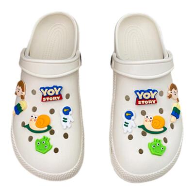 夏季卡通DIY洞洞鞋外穿凉鞋