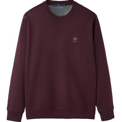 海澜之家含羊毛加绒加厚针织衫男