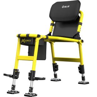 渔之源新款AK骑士钓椅新型多功能便携折叠椅野钓专用座椅小钓鱼椅