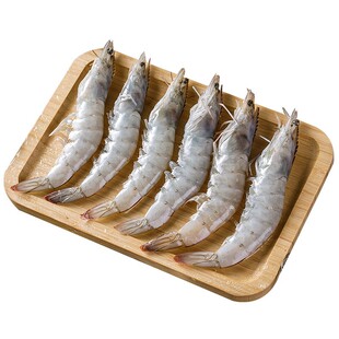 王牌大虾鲜活速冻特大基围虾冷冻海虾厄瓜多尔白虾南美对虾类海鲜