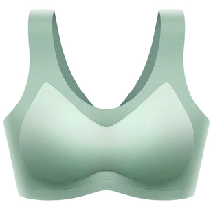 乳胶内衣女士无痕运动聚拢小胸背心本命年红色文胸套装2025新爆款