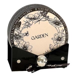 尊慕斯锅中古风垫隔热垫厨房陶瓷耐高温高级感餐桌饭桌创意防烫垫