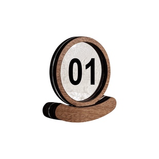 已预订桌牌留座牌饭店留位牌餐厅已预留预约预定提示牌木质餐饮台卡高档餐桌订位留坐桌号牌立式桌面立牌定制