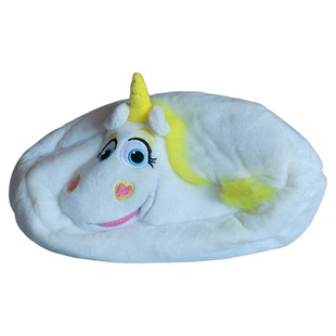 孤品小H人独角兽毛绒笔袋化妆包零钱包杂物包