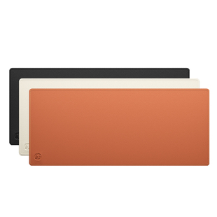 惠普超大号鼠标垫办公电脑笔记本桌面垫学习书桌垫皮革高级感环保