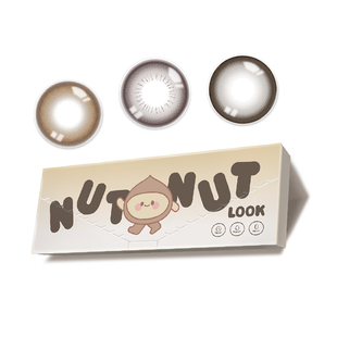 坚果力自己就行日抛美瞳素颜百搭不出错同款棕色美瞳早安啵啵10片