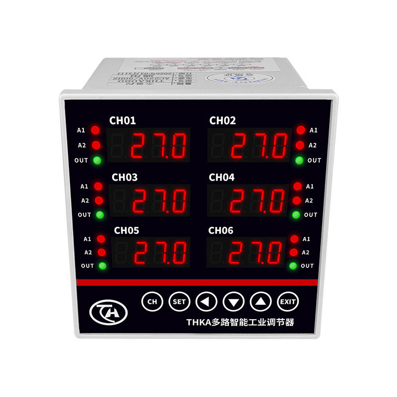 THKA余姚腾辉3通道温度控制仪ModbusRtu通讯温控3路4-20mA 0-10V