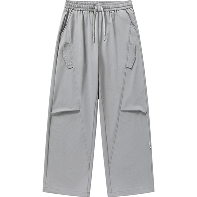 ecko红犀牛美式户外直筒弯刀裤