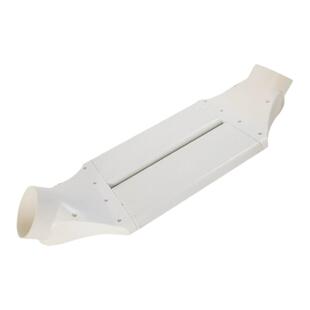 新风系统过梁器PVC管扁管通风管道风管ABS横梁过渡过弯免打孔朗通