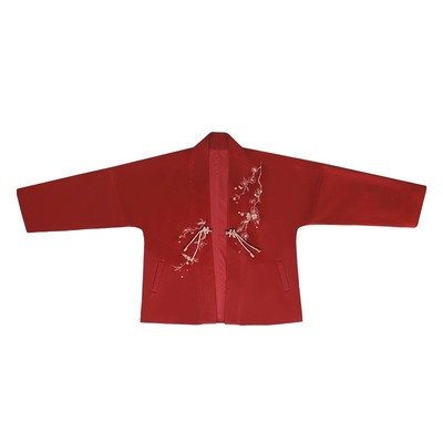 拟梦秋冬新年红色汉服外套
