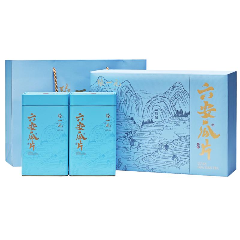 张一元六安瓜片茶新绿茶礼盒装