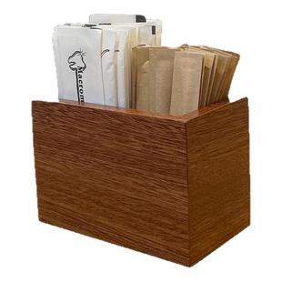 实木牙签盒定制牙签筒酒店餐厅日式餐馆木质桌面棉签牙线收纳盒