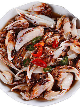 醉蟹花蟹钳即食醉蟹钳麻辣海鲜