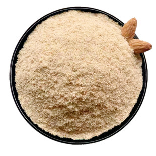 美国大杏仁粉纯巴旦木扁桃仁粉熟含皮生酮饼打豆浆代餐烘焙原料邮