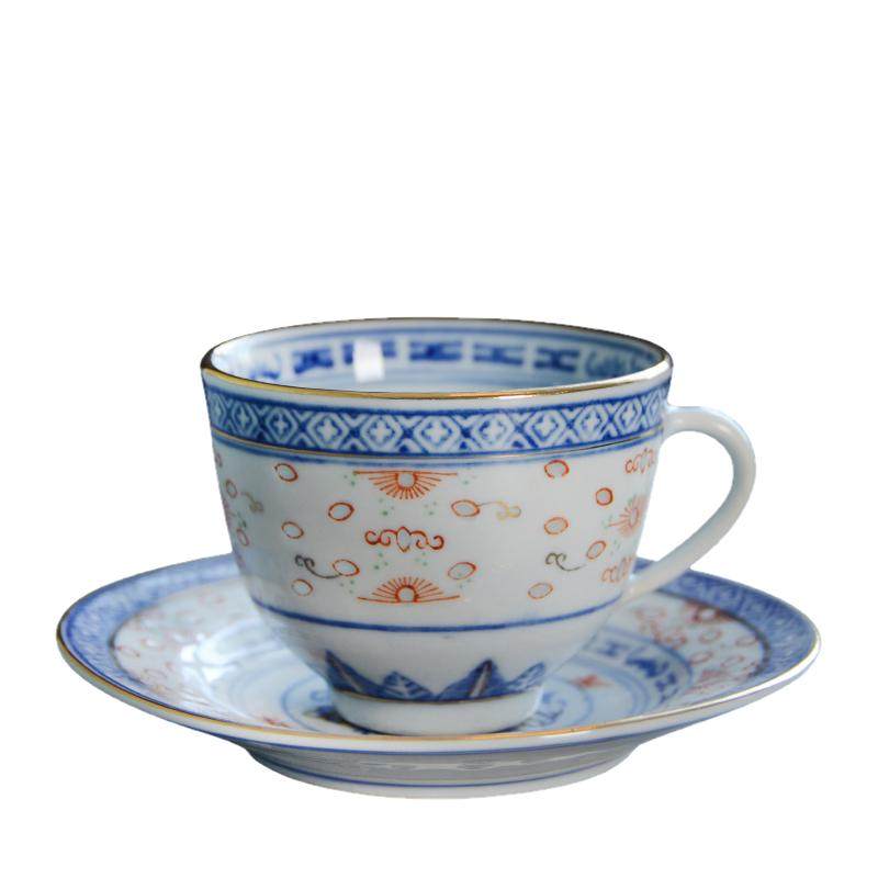 景德镇青花功夫茶具咖啡杯陶瓷