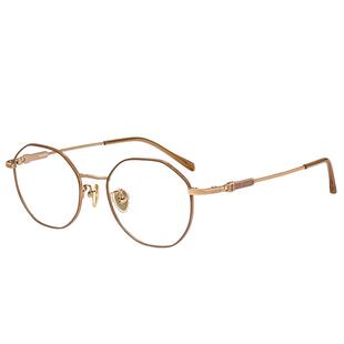 JILLSTUART眼镜框文艺复古多边形金丝钛架近视女可配度数JS70086