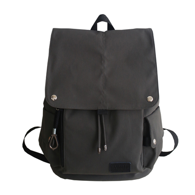 抽带韩版原宿风高中生休闲双肩包