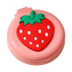 少女心气垫梳随身便携翻盖式可爱卡通折叠气囊梳小号镜子梳子一体