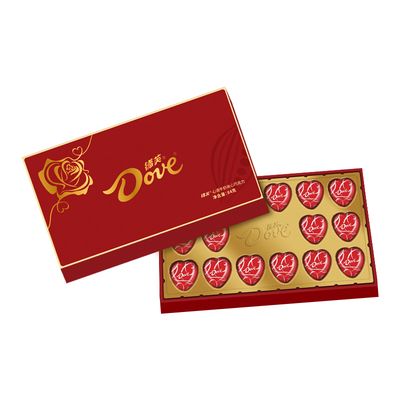 德芙心语巧克力牛奶夹心情人节送女友礼物喜糖伴手礼糖果零食